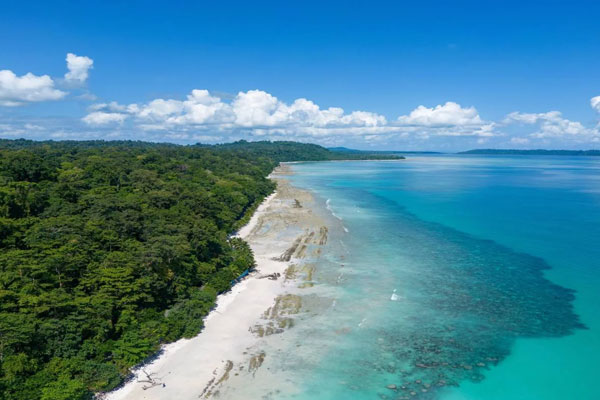Port Blair to Havelock Island – Radhanagar Beach