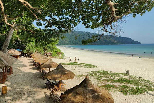 Port Blair to Havelock Island – Radhanagar Beach