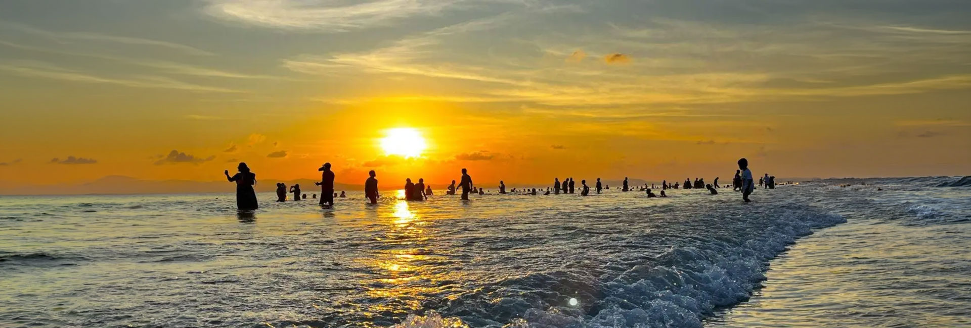 Radhanagar Beach Sunset View